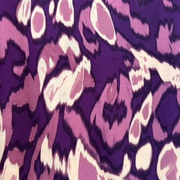 Belle by Kim Gravel Medium Purple Flowy Top Summer Beach Pool Casual Vacation - Picture 2 of 10